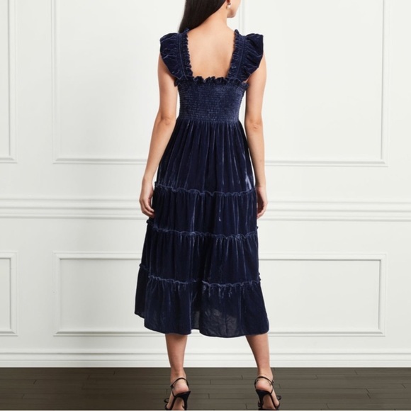NWT The Ellie Nap Dress - Navy Velvet XL - Picture 2 of 6